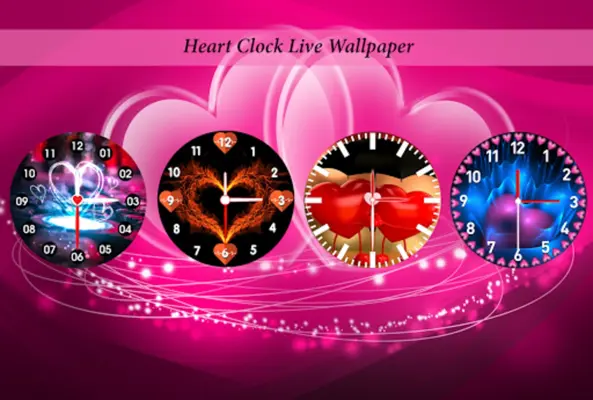 Heart Clock Live Wallpaper android App screenshot 4